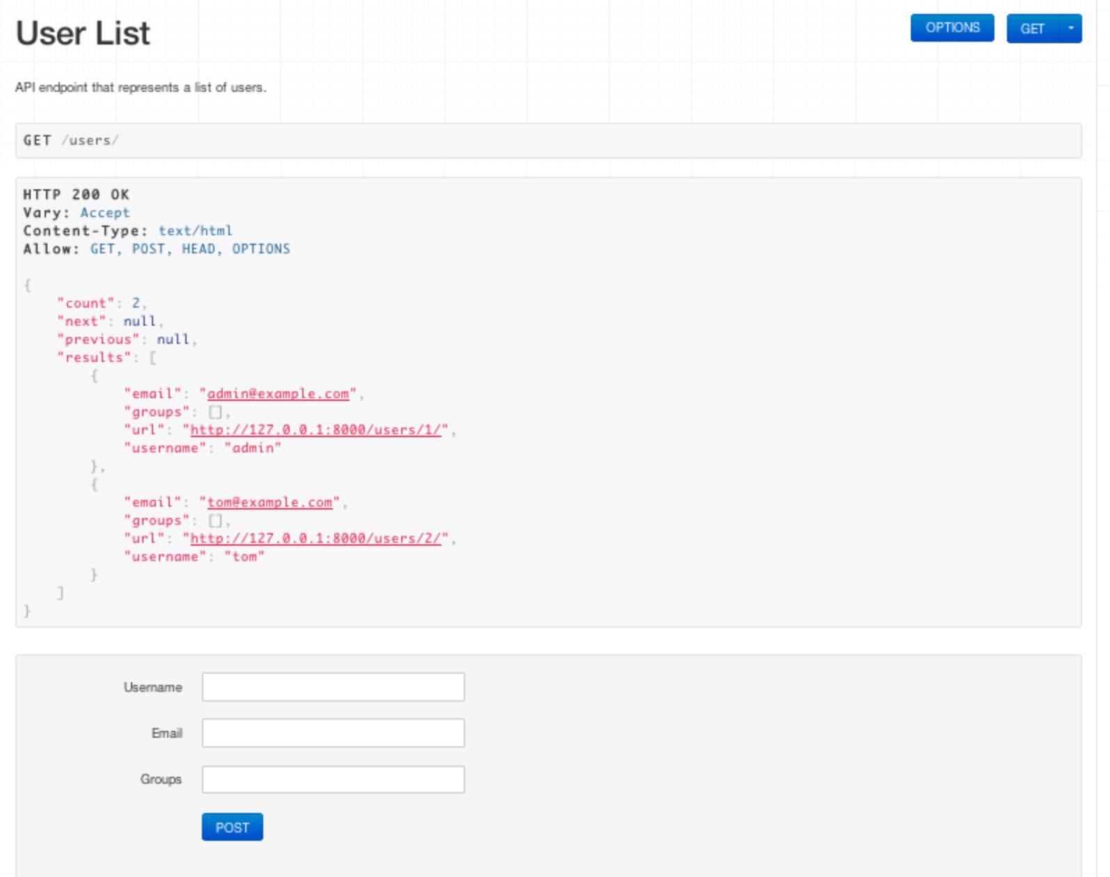 Linode user list